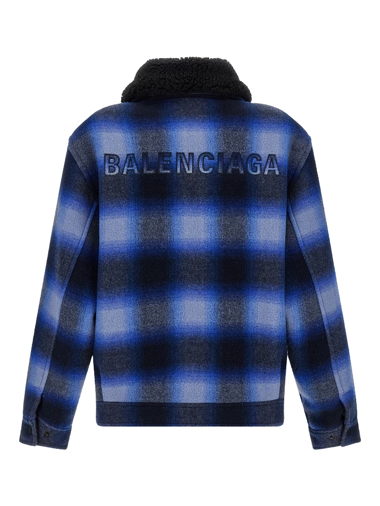 Blue Virgin Wool Bomber alternative