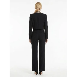 Black Elastane Blazer