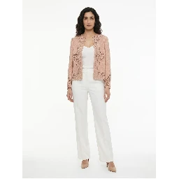 Beige Acetate Shell Jacket