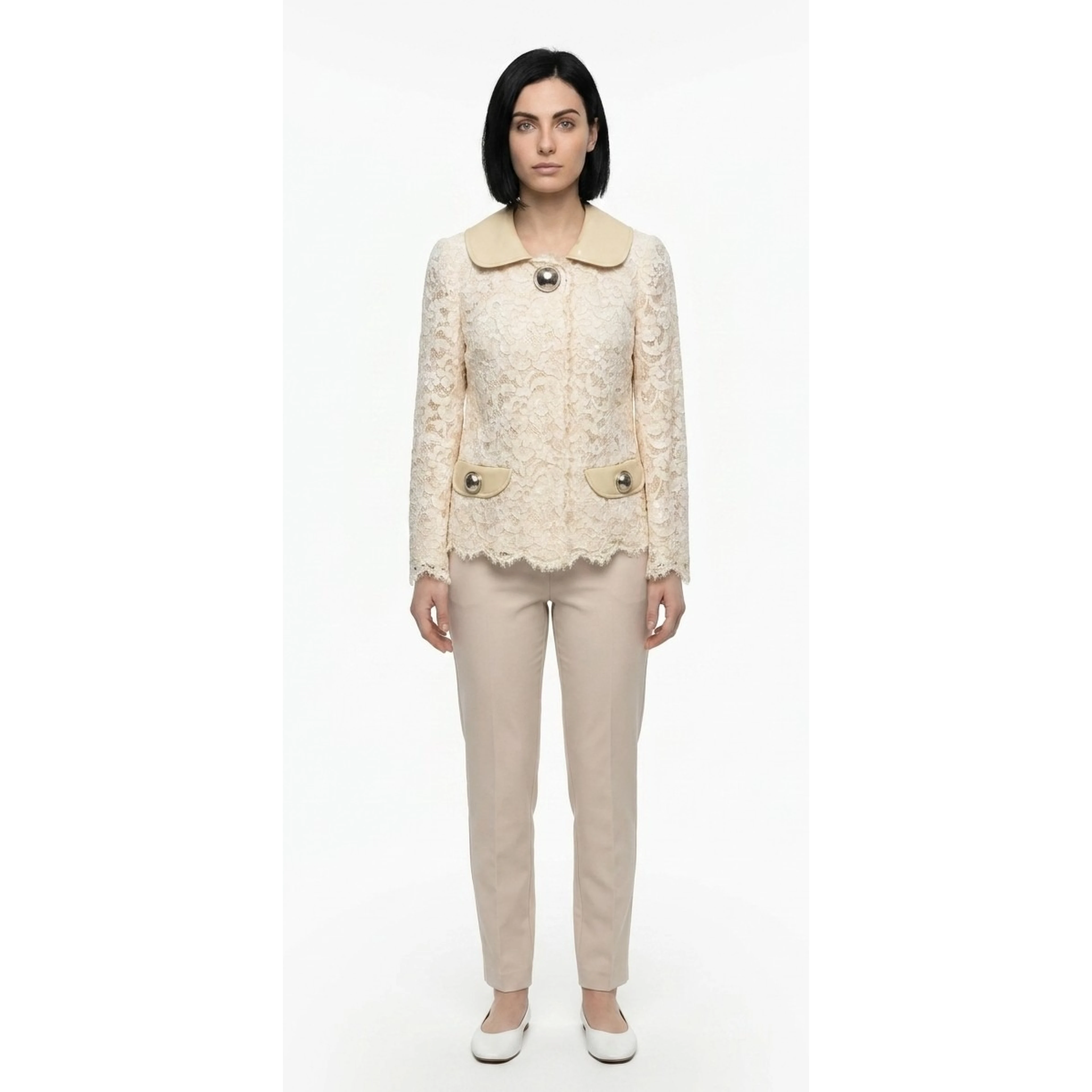 Beige Cotton Jacket
