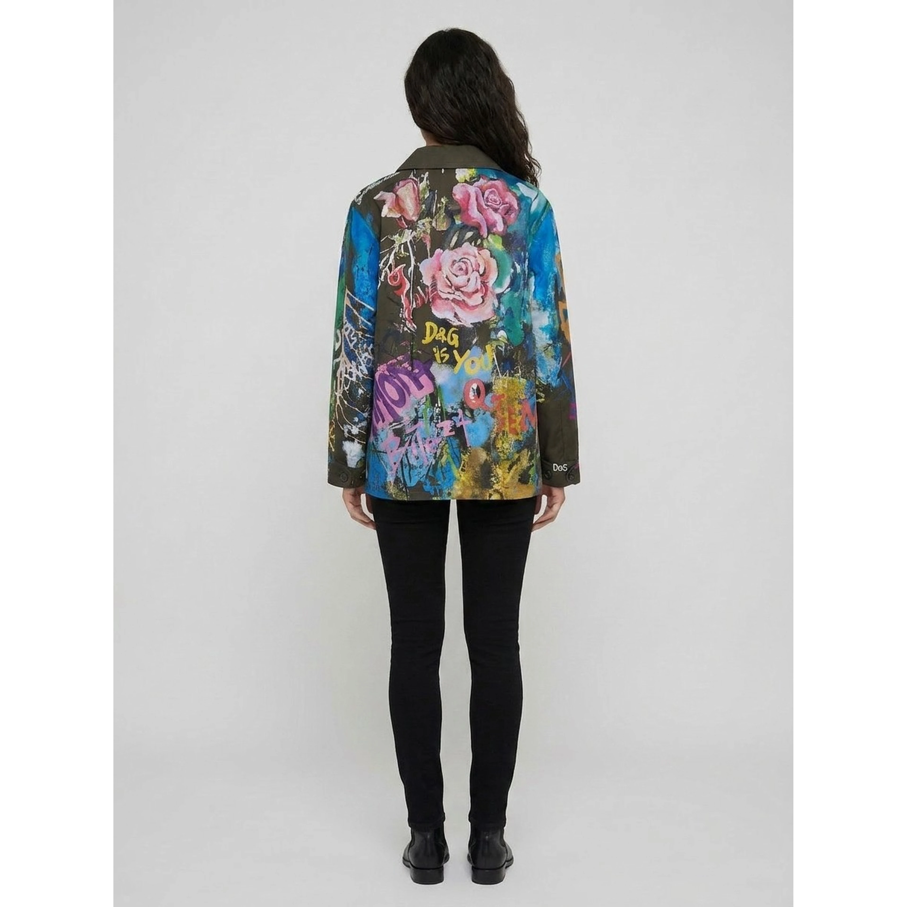 Multicolor Cotton Denim Jacket