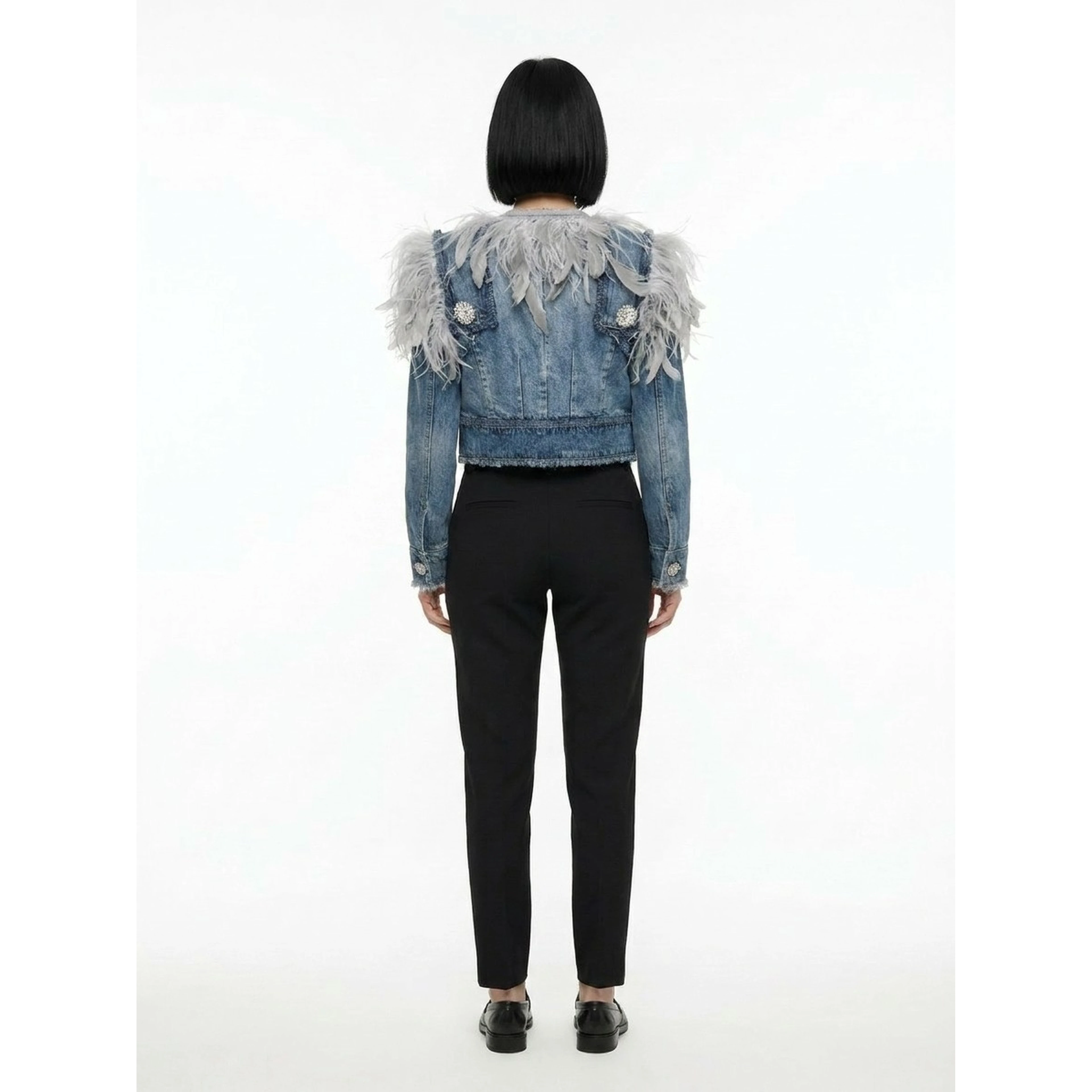 Blue Cotton Denim Jacket