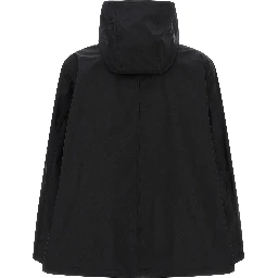 Black Polyester Parka