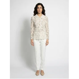 Gray Cotton Full-Length Jacket