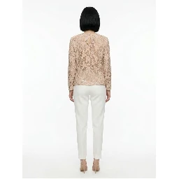 Beige Cotton Sleeveless Jacket