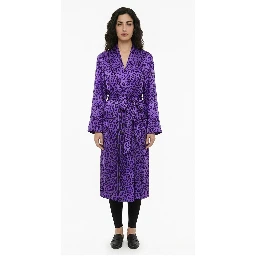 Multicolor Silk Robe