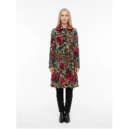 Multicolor Wool Coat