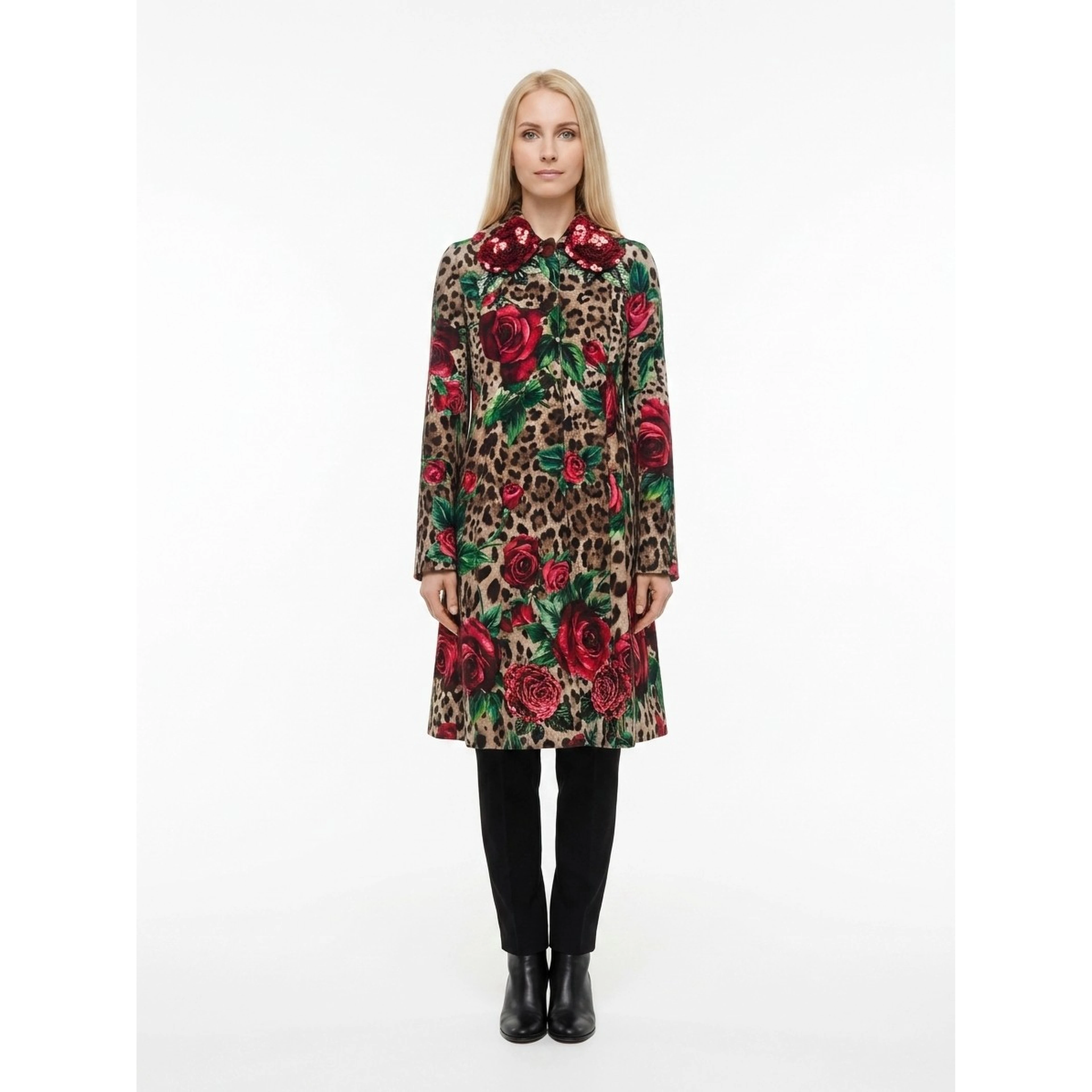 Multicolor Wool Coat