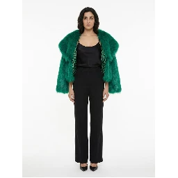 Green MicroModal Coat