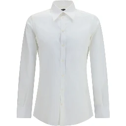 White Cotton Dress Shirt