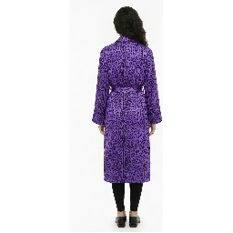 Multicolor Silk Robe