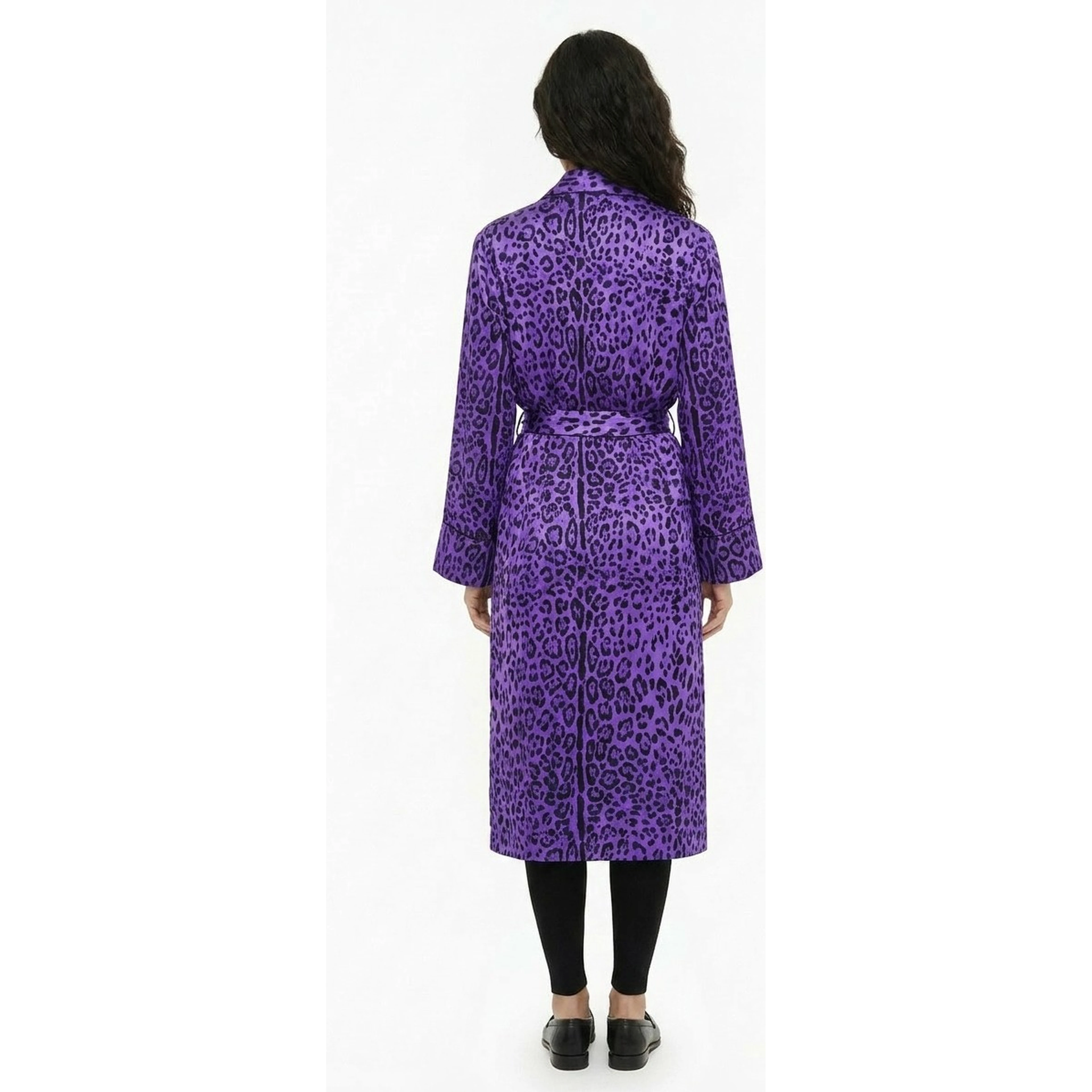 Multicolor Silk Robe
