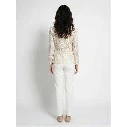 Gray Cotton Full-Length Jacket