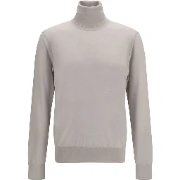 Beige Cashmere Turtleneck