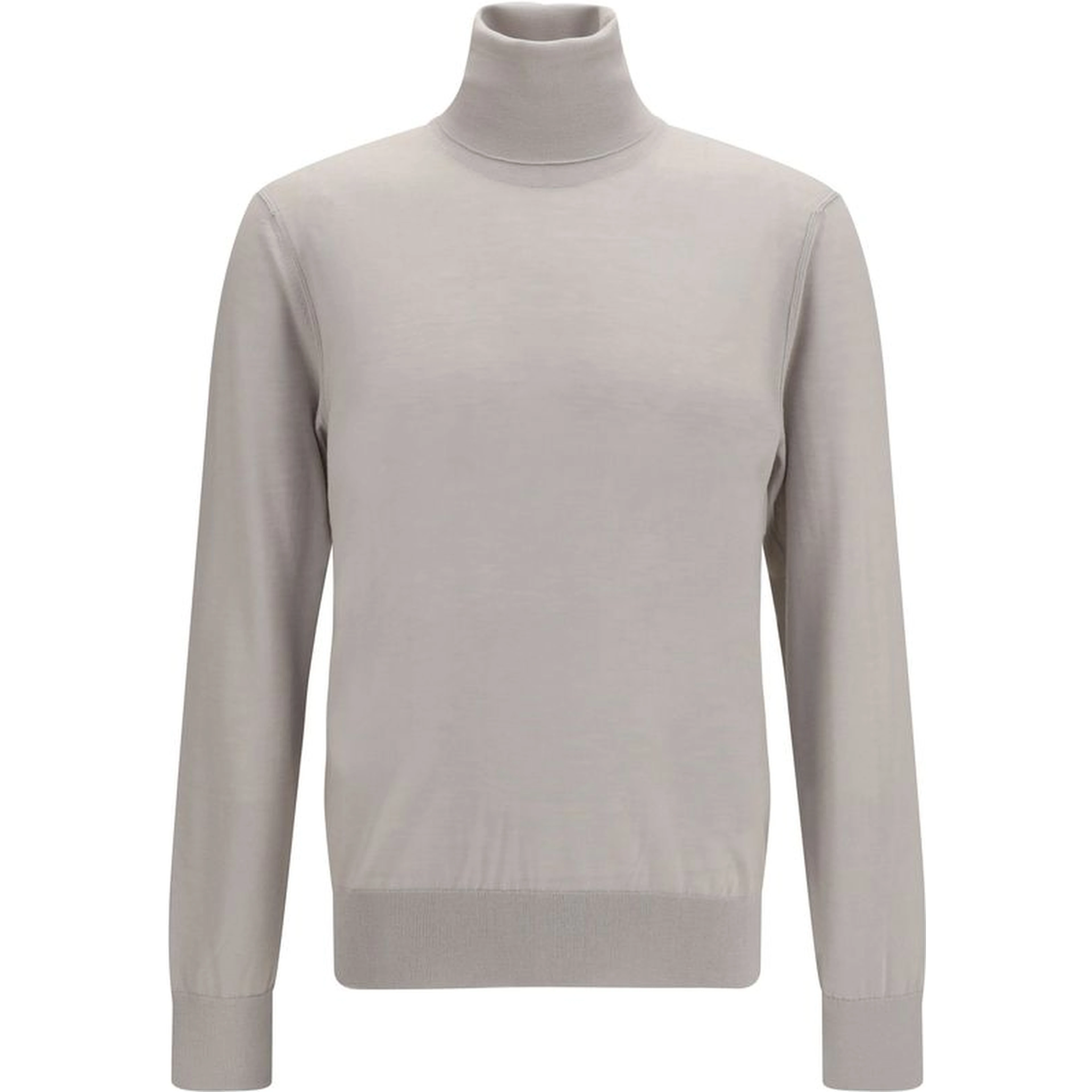 Beige Cashmere Turtleneck