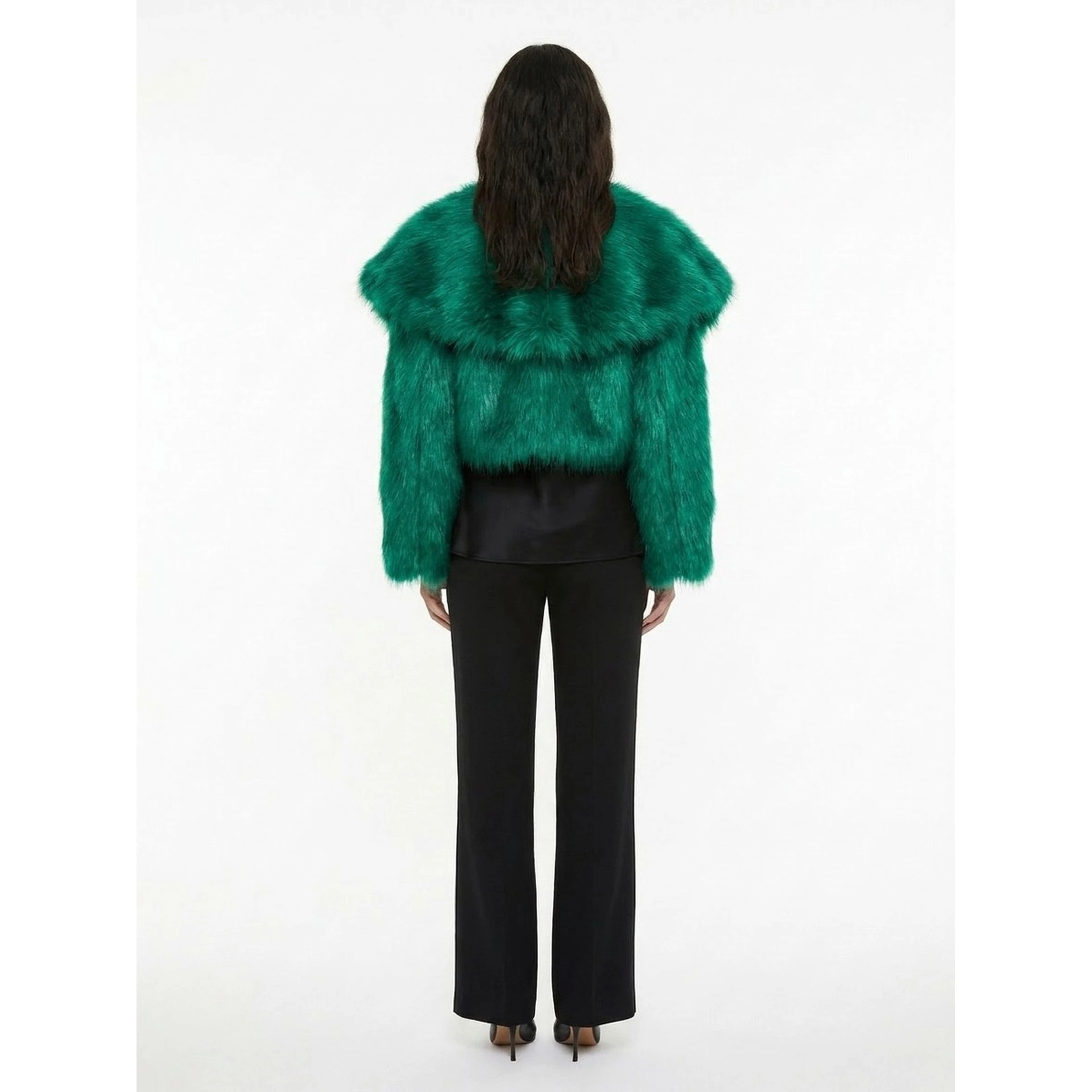 Green MicroModal Coat