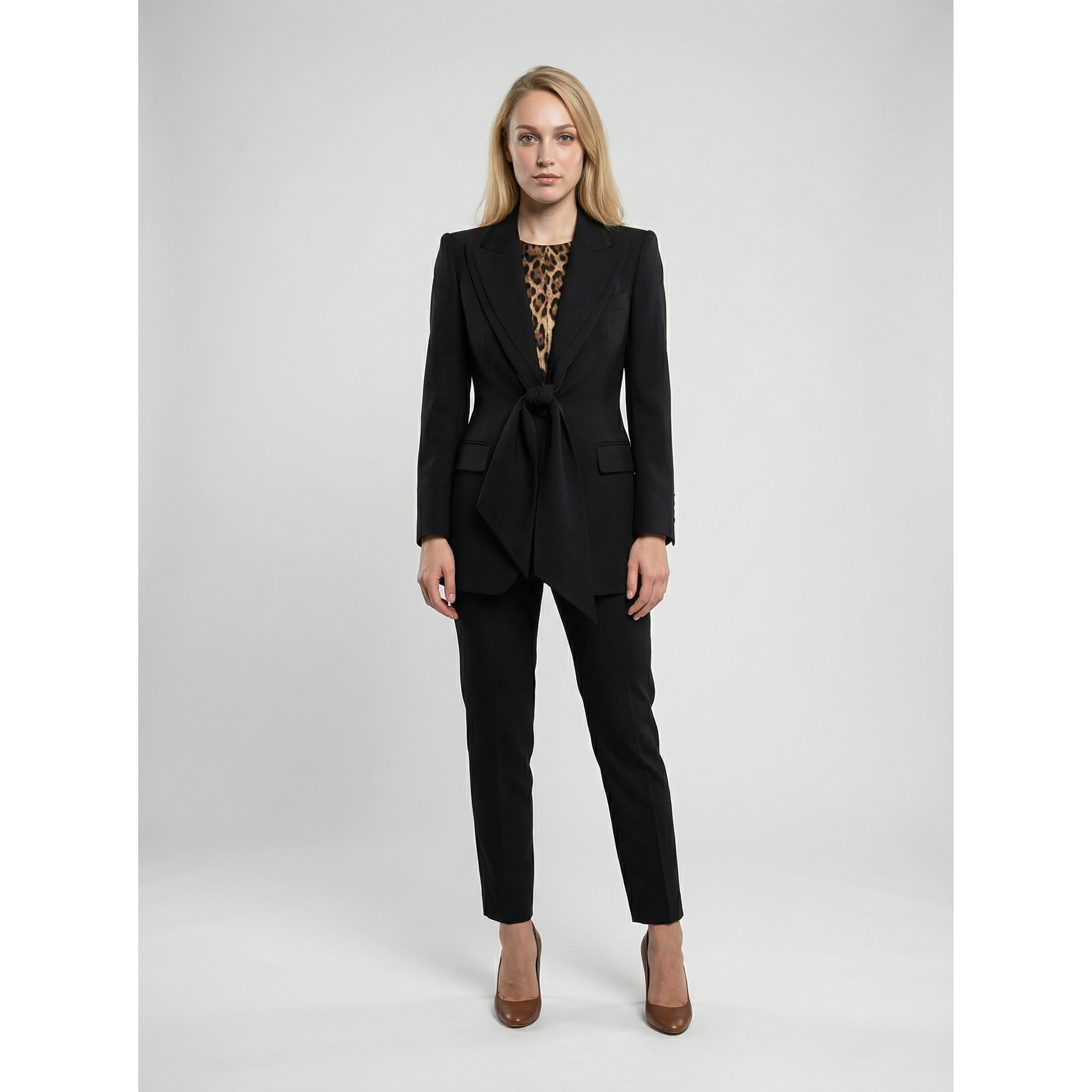 Multicolor Polyester Blazer