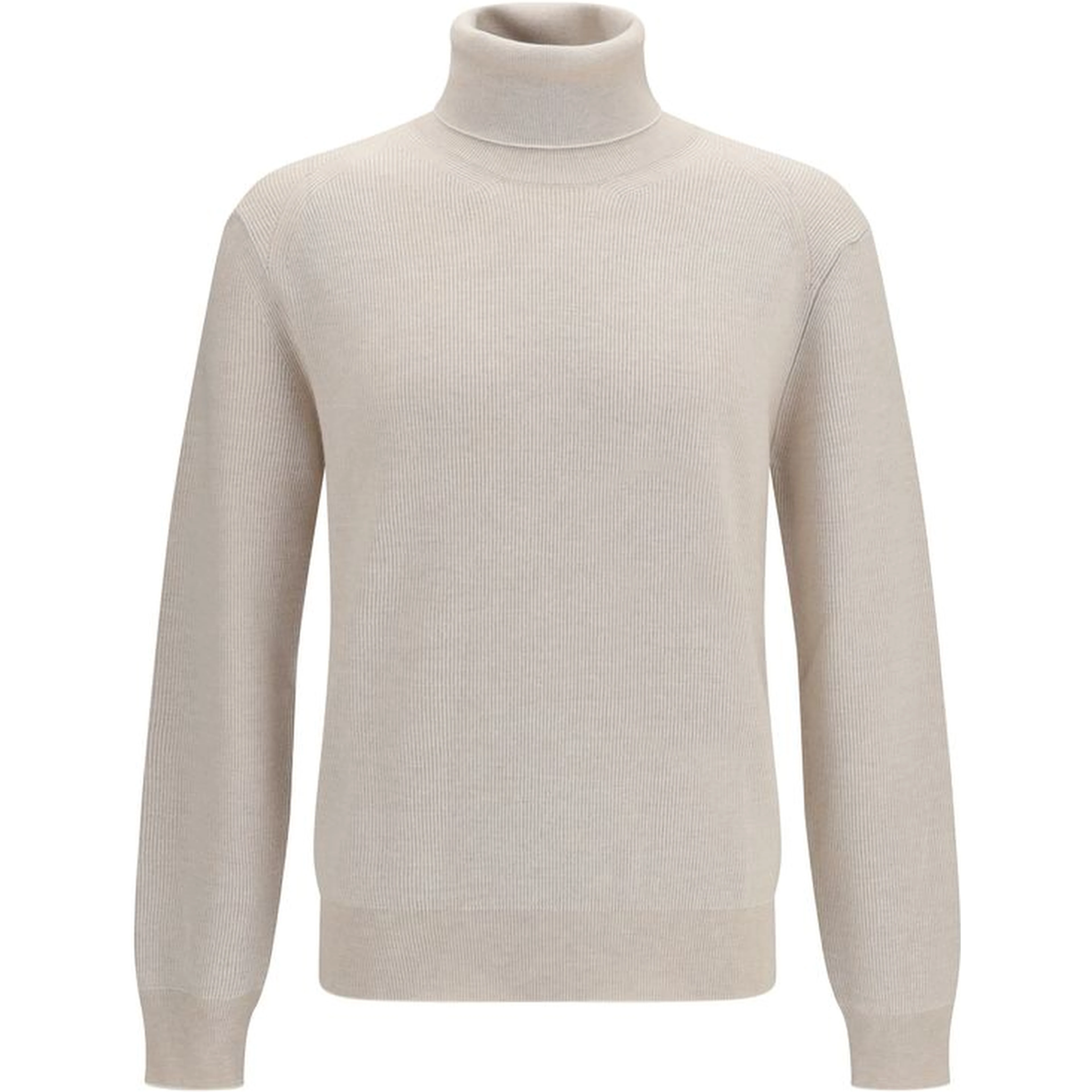 Beige Cashmere Turtleneck