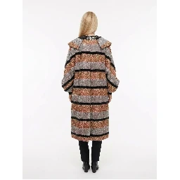 Multicolor Leather Coat