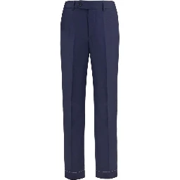 Blue Wool Oves Aries Dress Pants