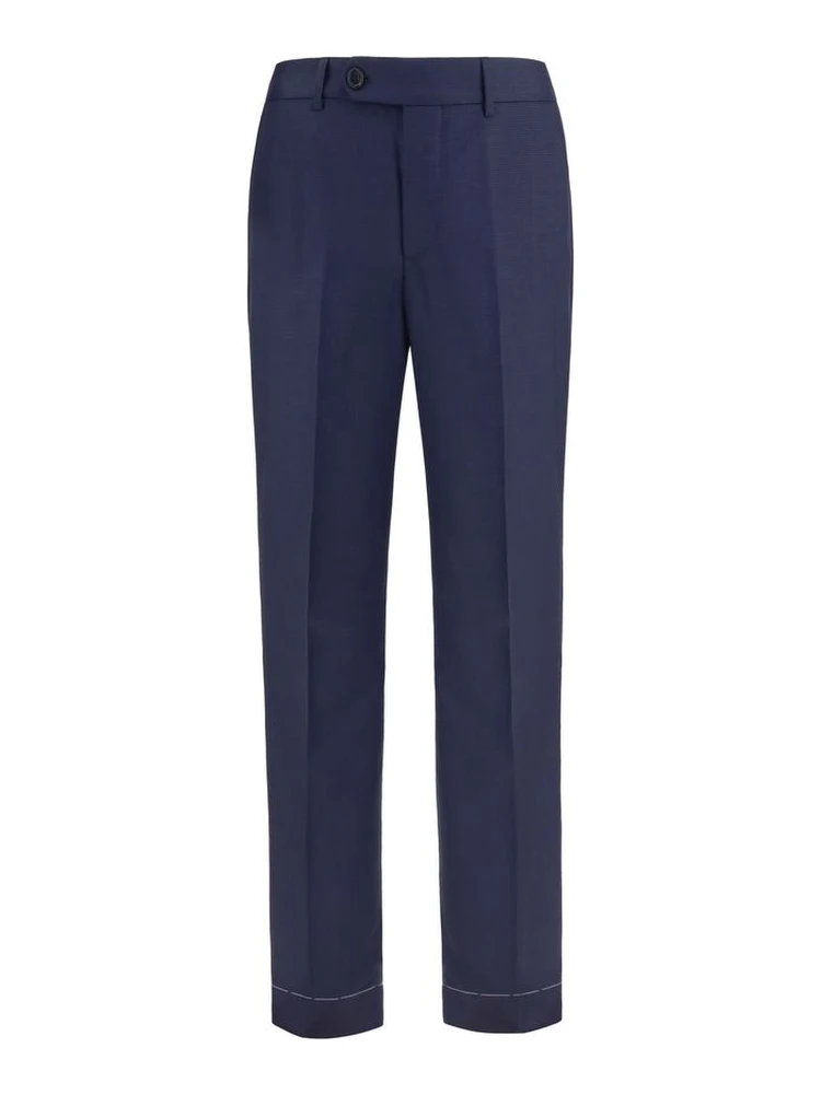 Blue Wool Oves Aries Dress Pants