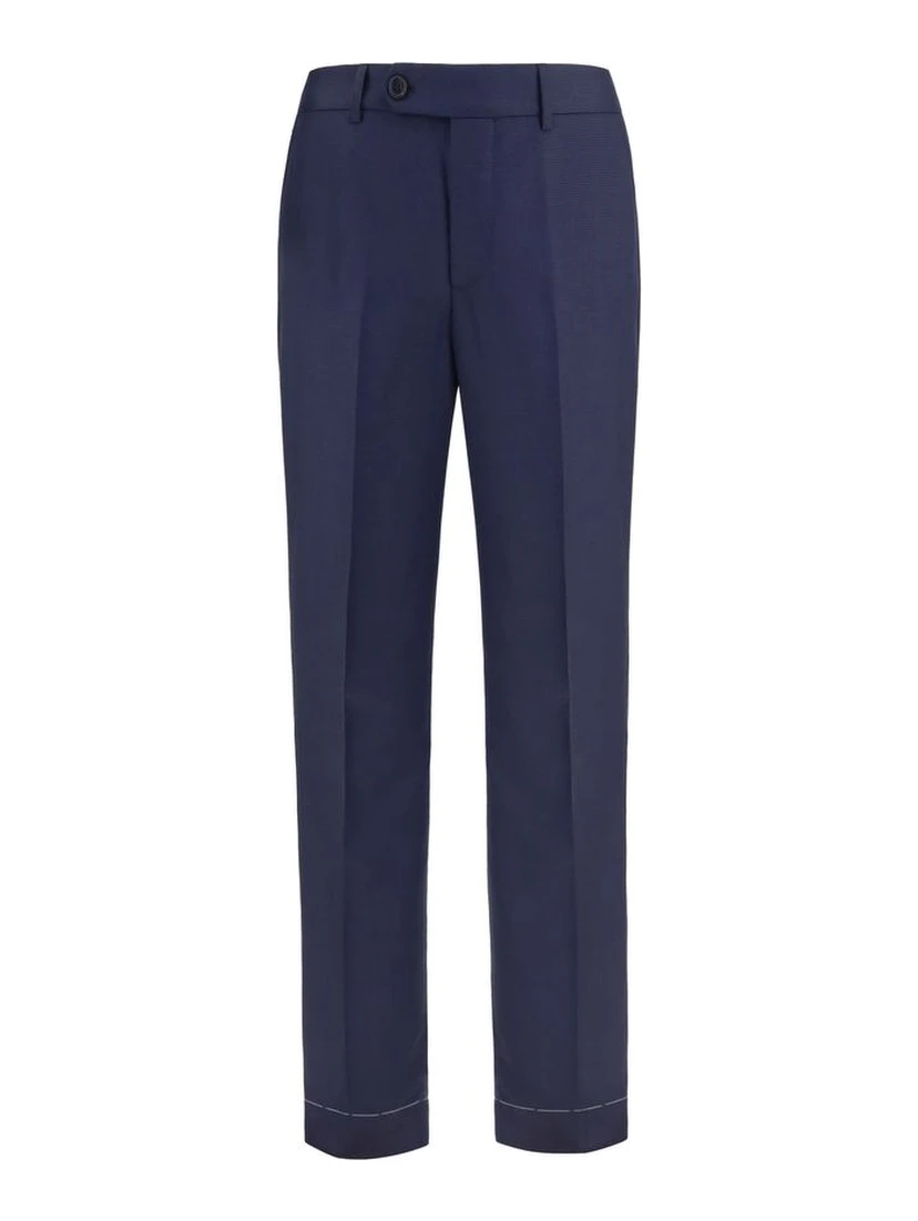 Blue Wool Oves Aries Dress Pants