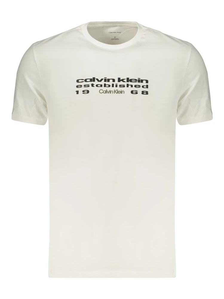 White Cotton Men's T-Shirt