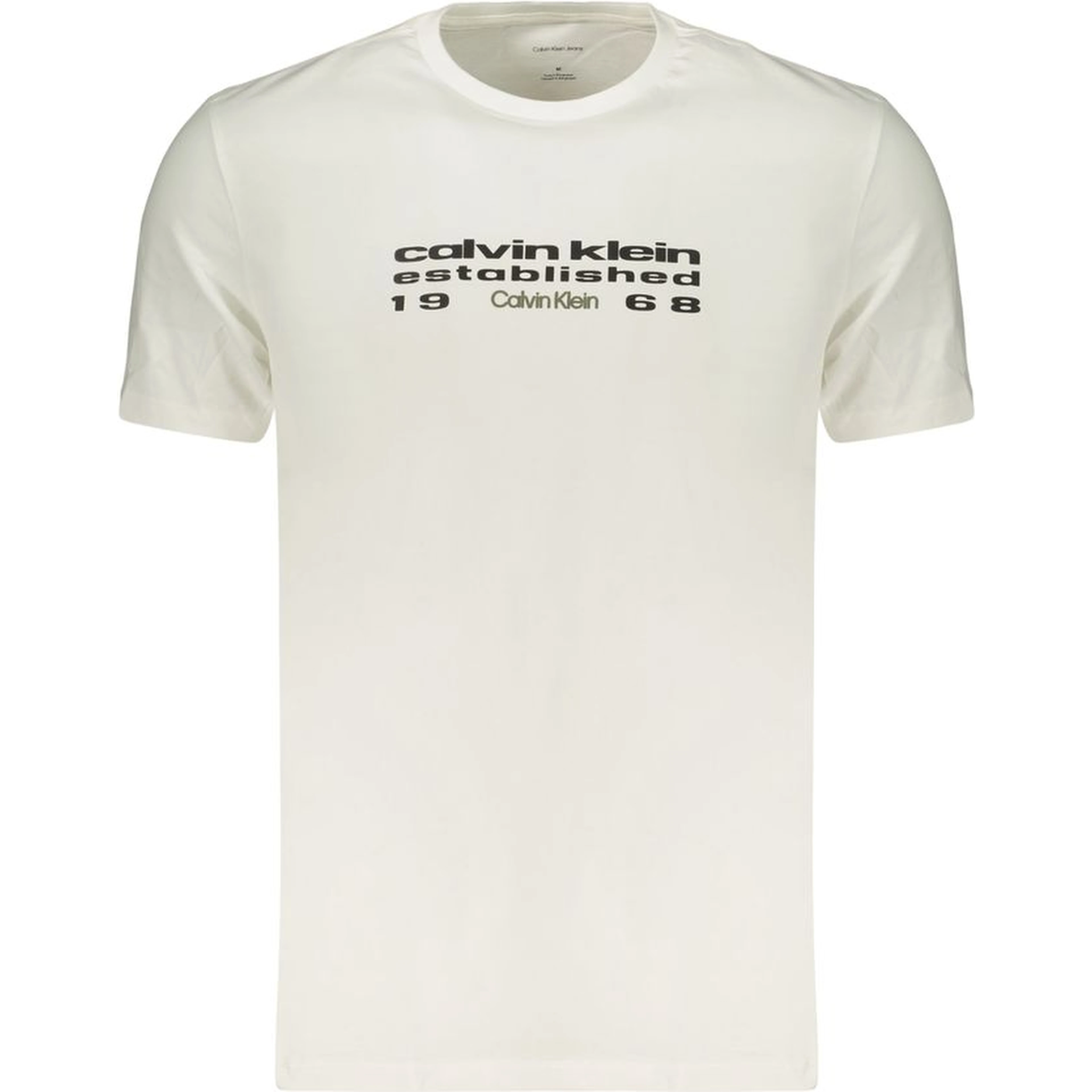 White Cotton Men's T-Shirt