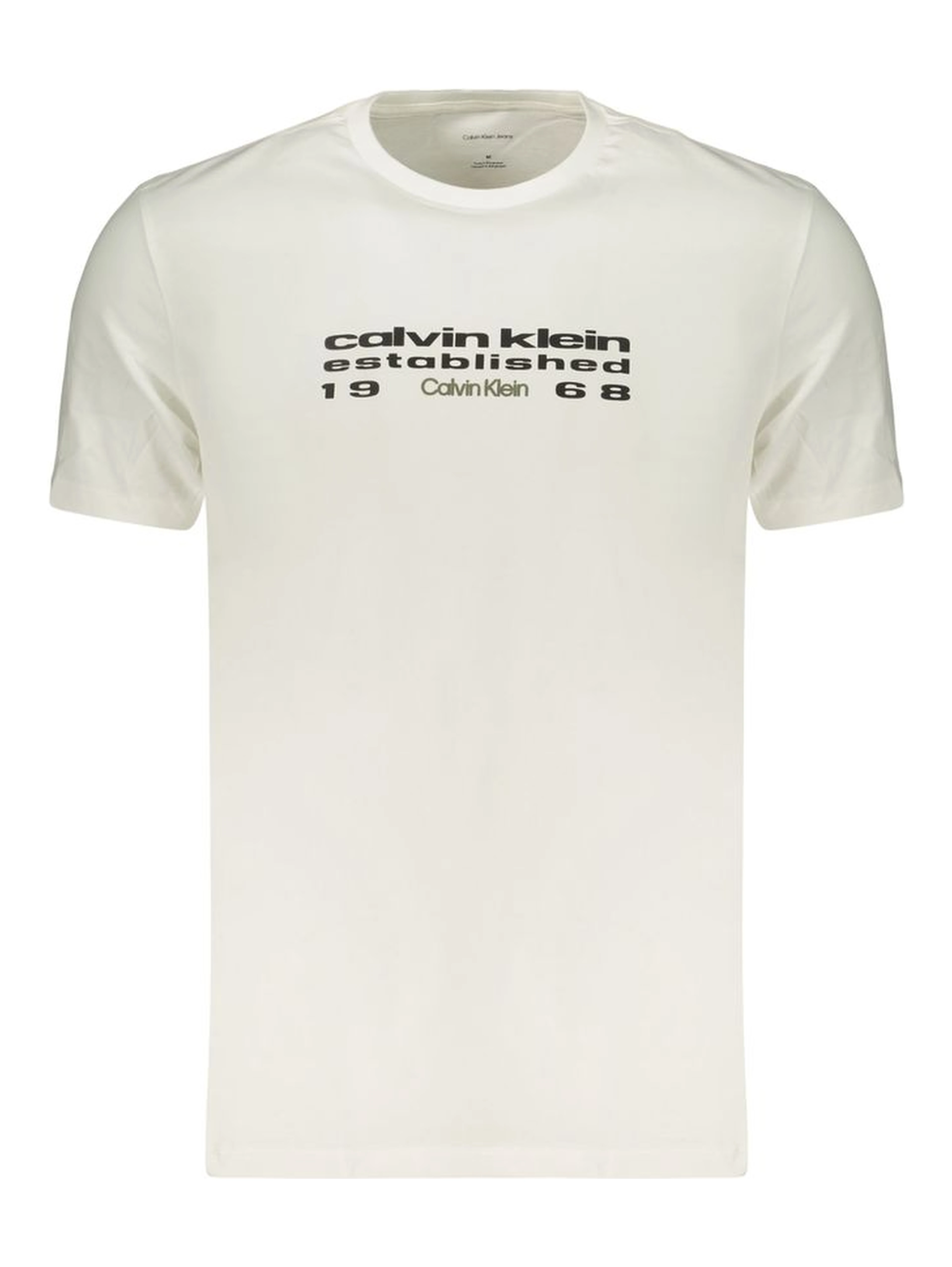 White Cotton Men's T-Shirt
