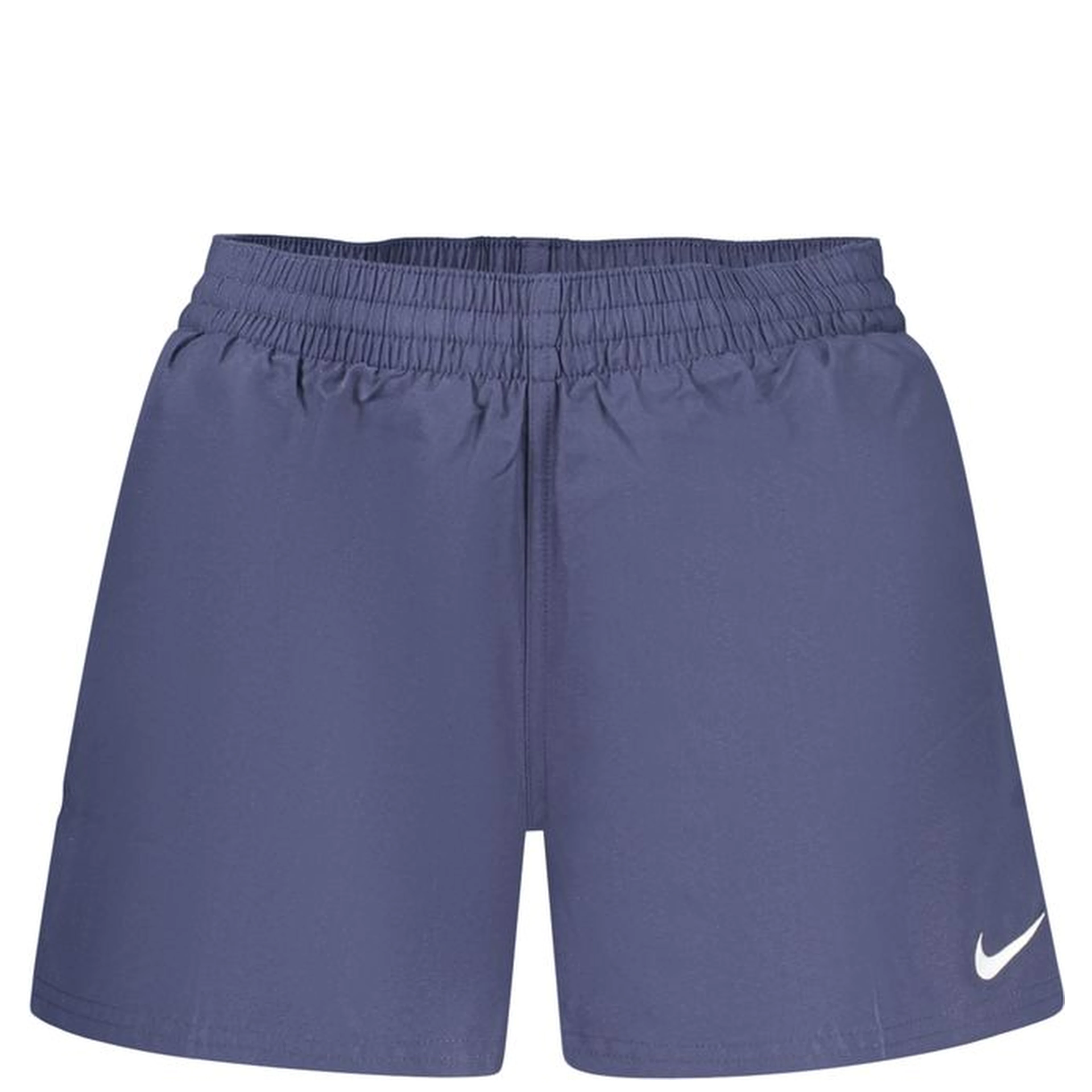 Blue Polyester Men Swim Short