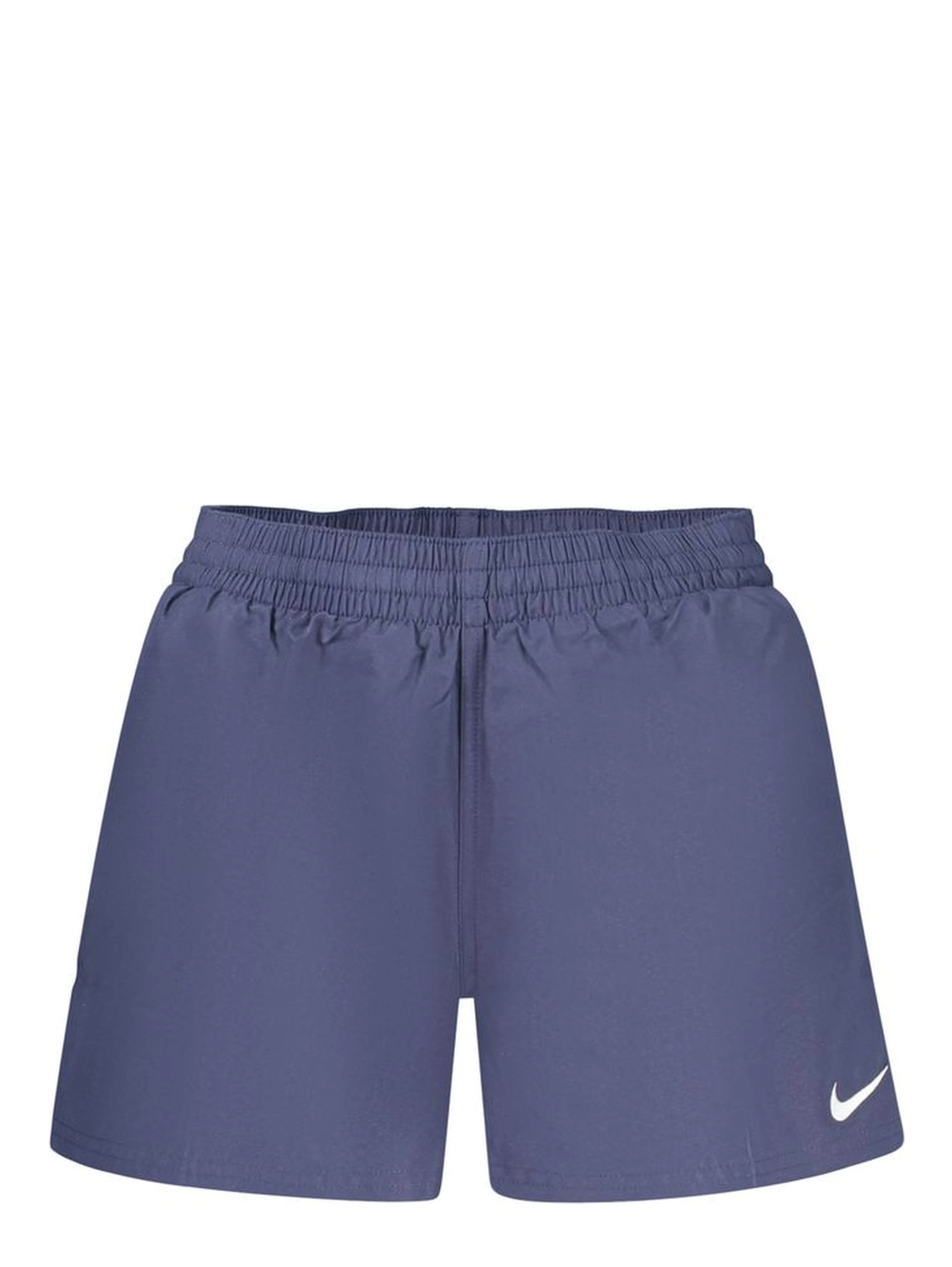 Blue Polyester Men Swim Short