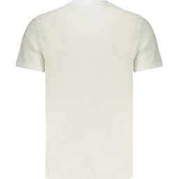 White Cotton Men's T-Shirt