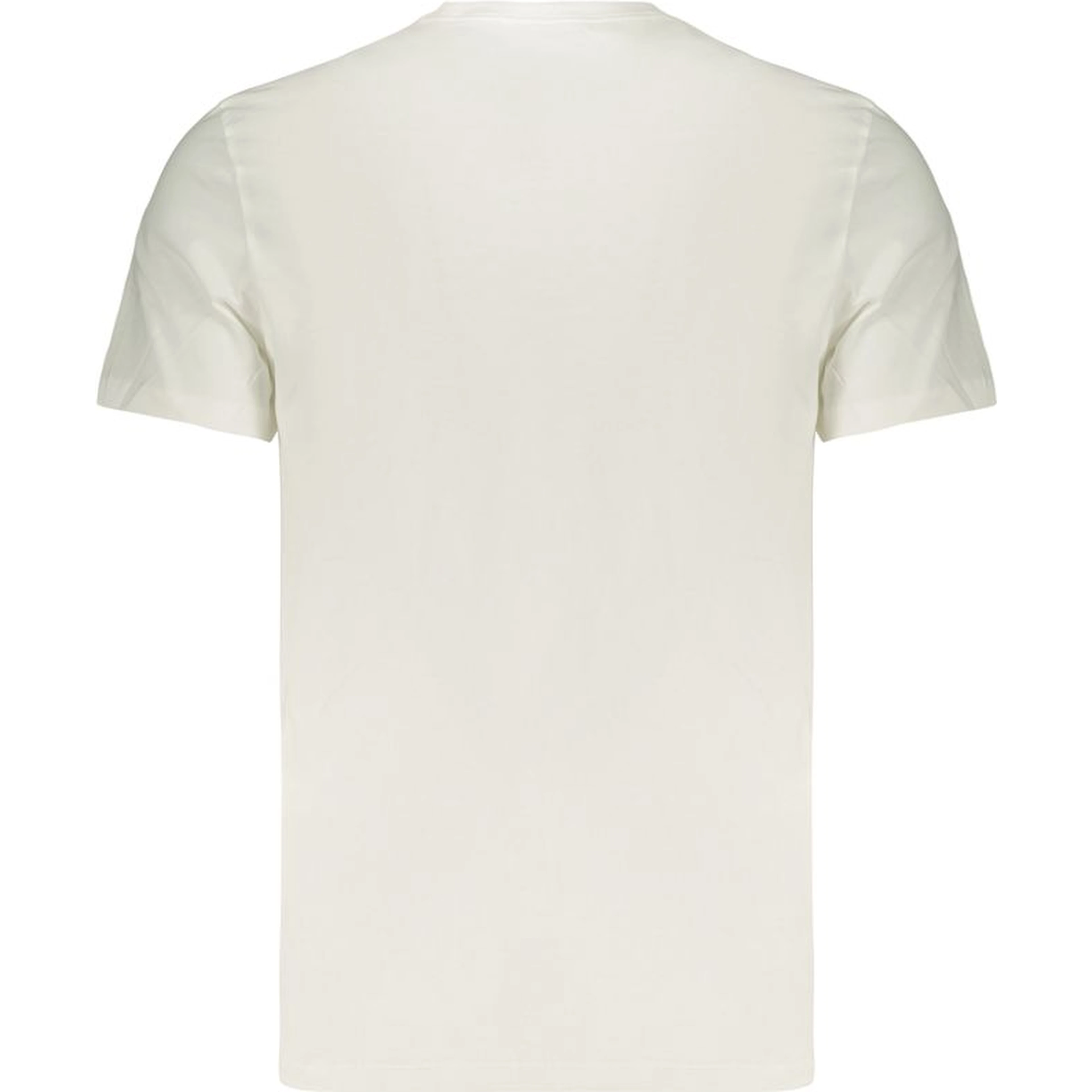 White Cotton Men's T-Shirt
