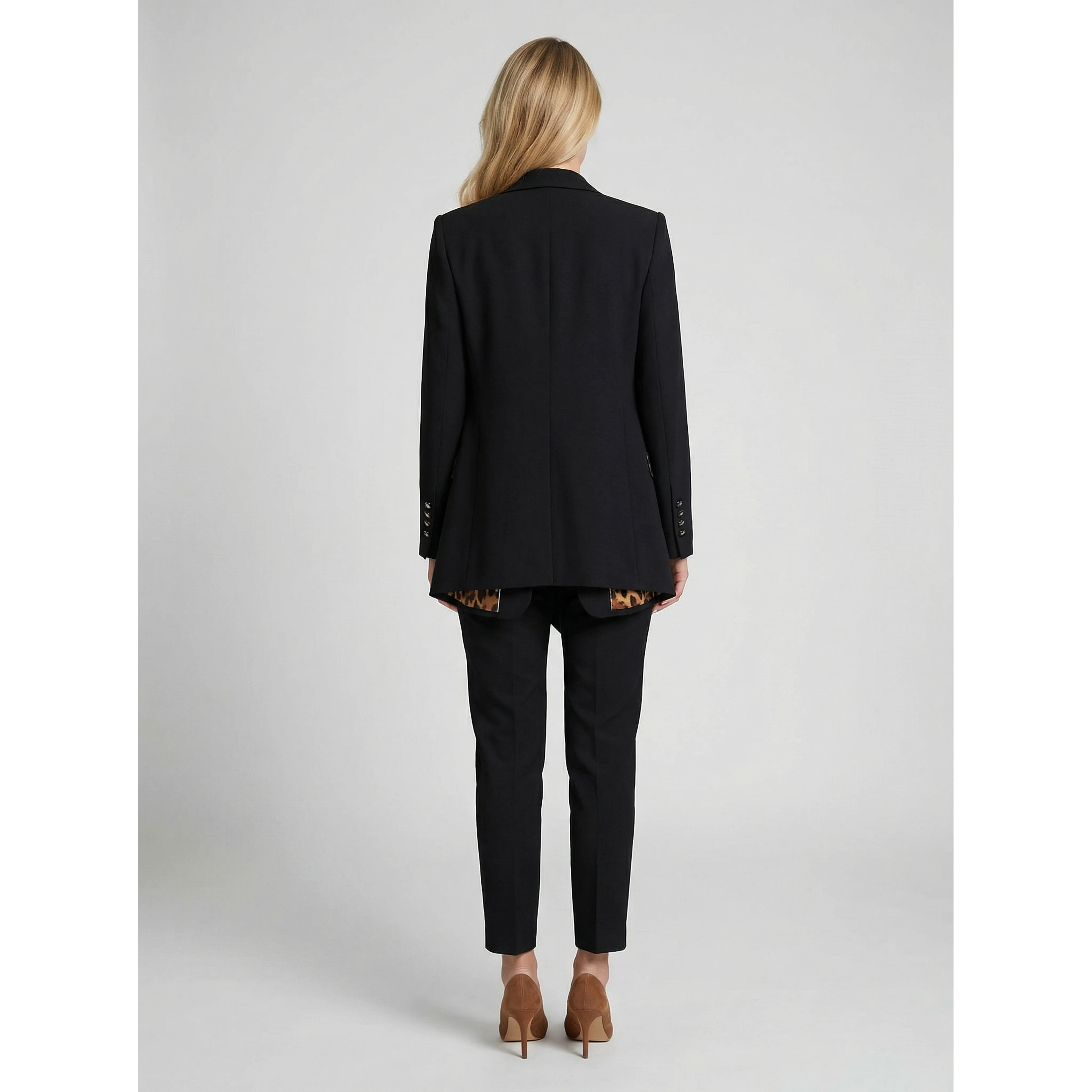 Multicolor Polyester Blazer