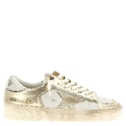 Multicolor Leather Low Top Sneakers