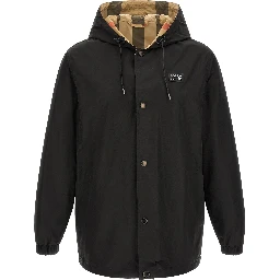 Black Polyester Coat