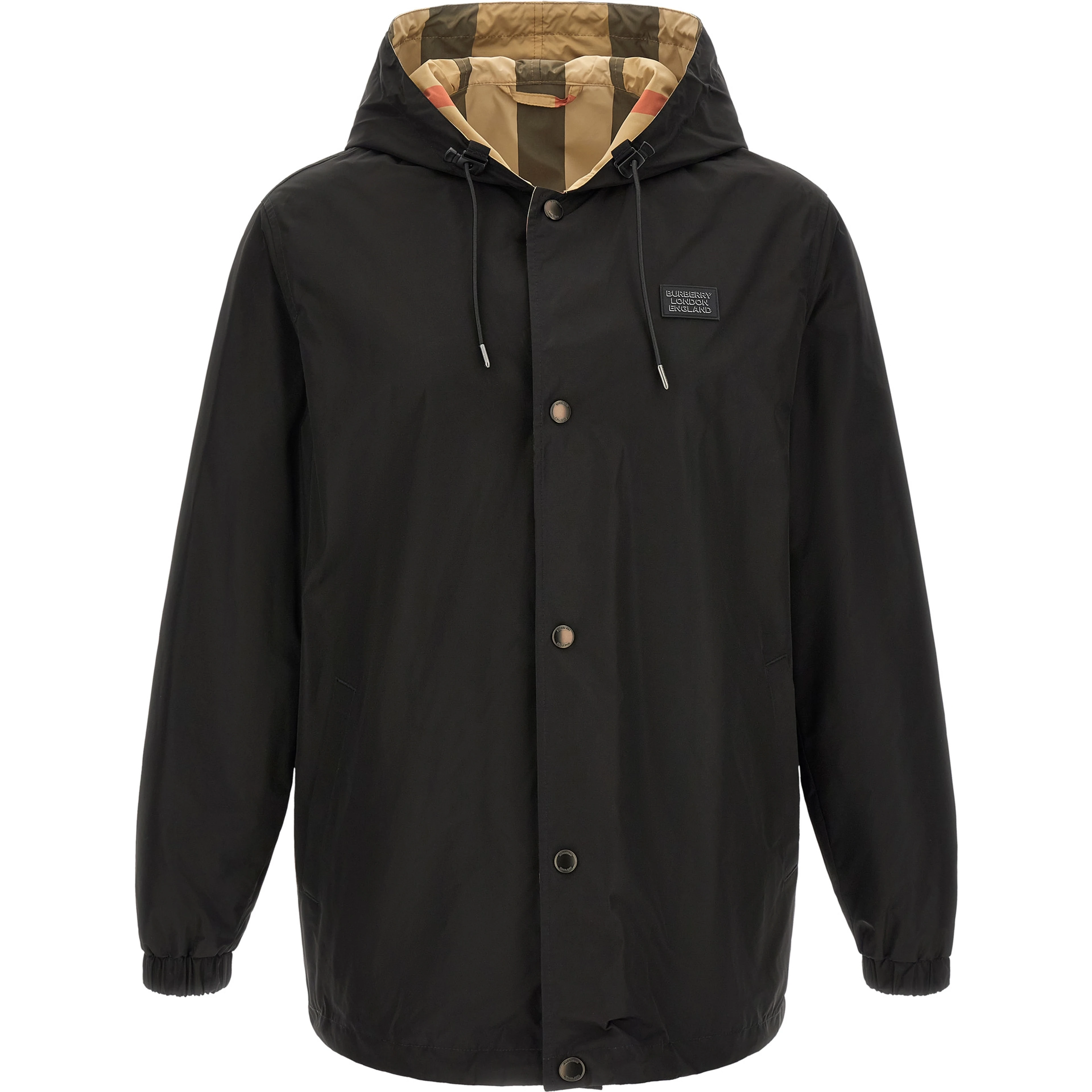 Black Polyester Coat