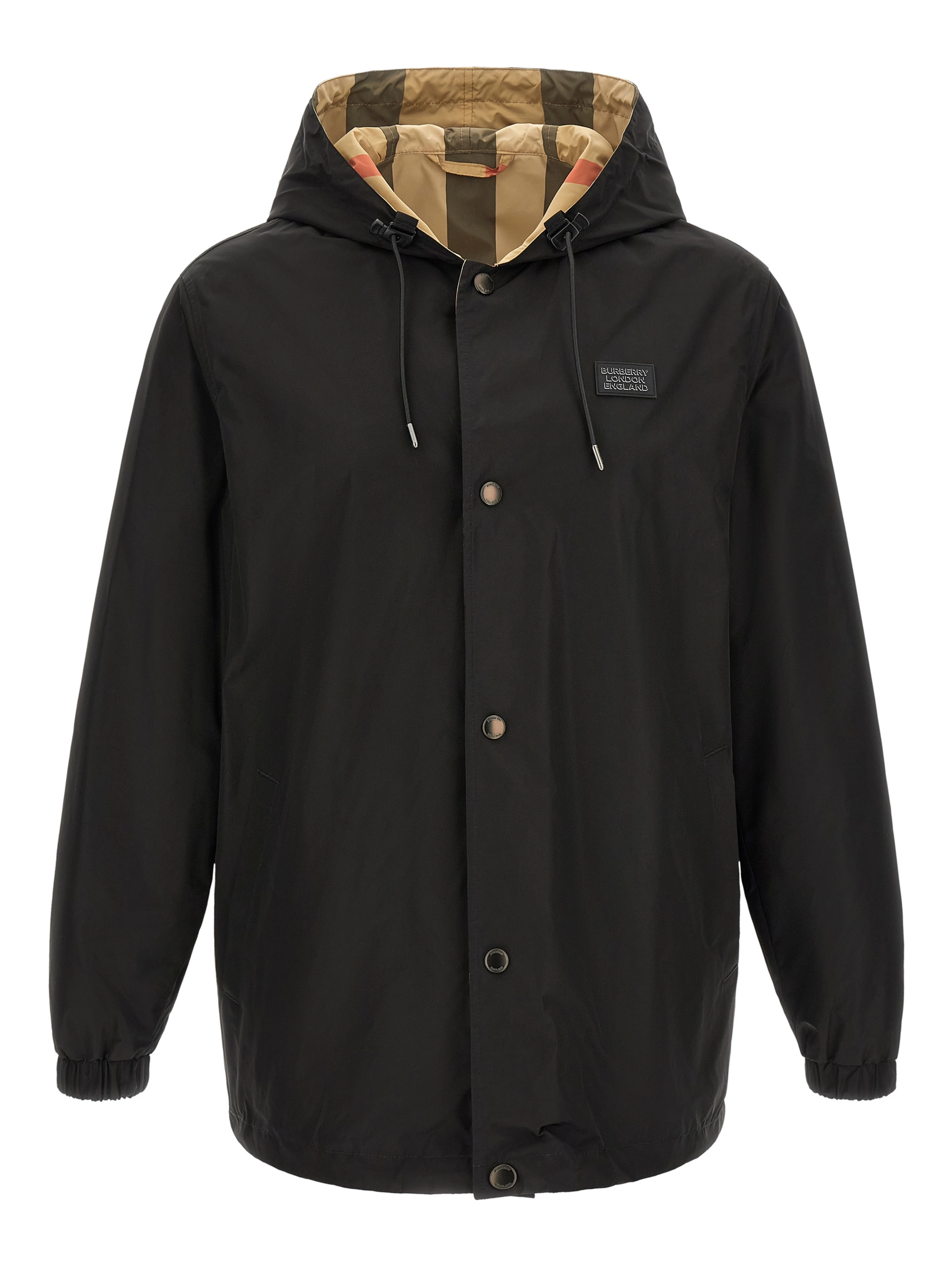Black Polyester Coat