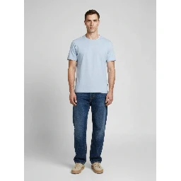 Bicolor Cotton T-Shirt