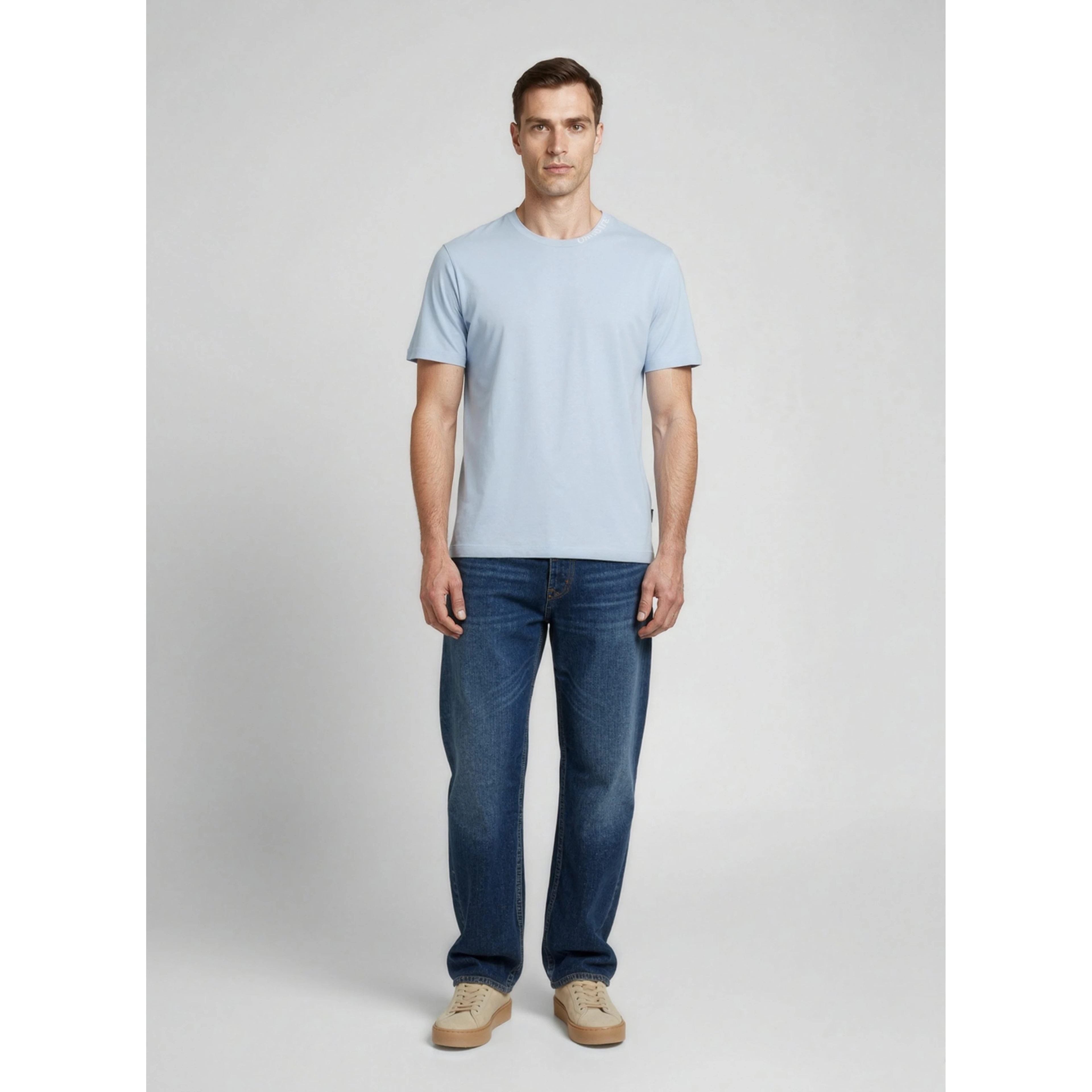 Bicolor Cotton T-Shirt