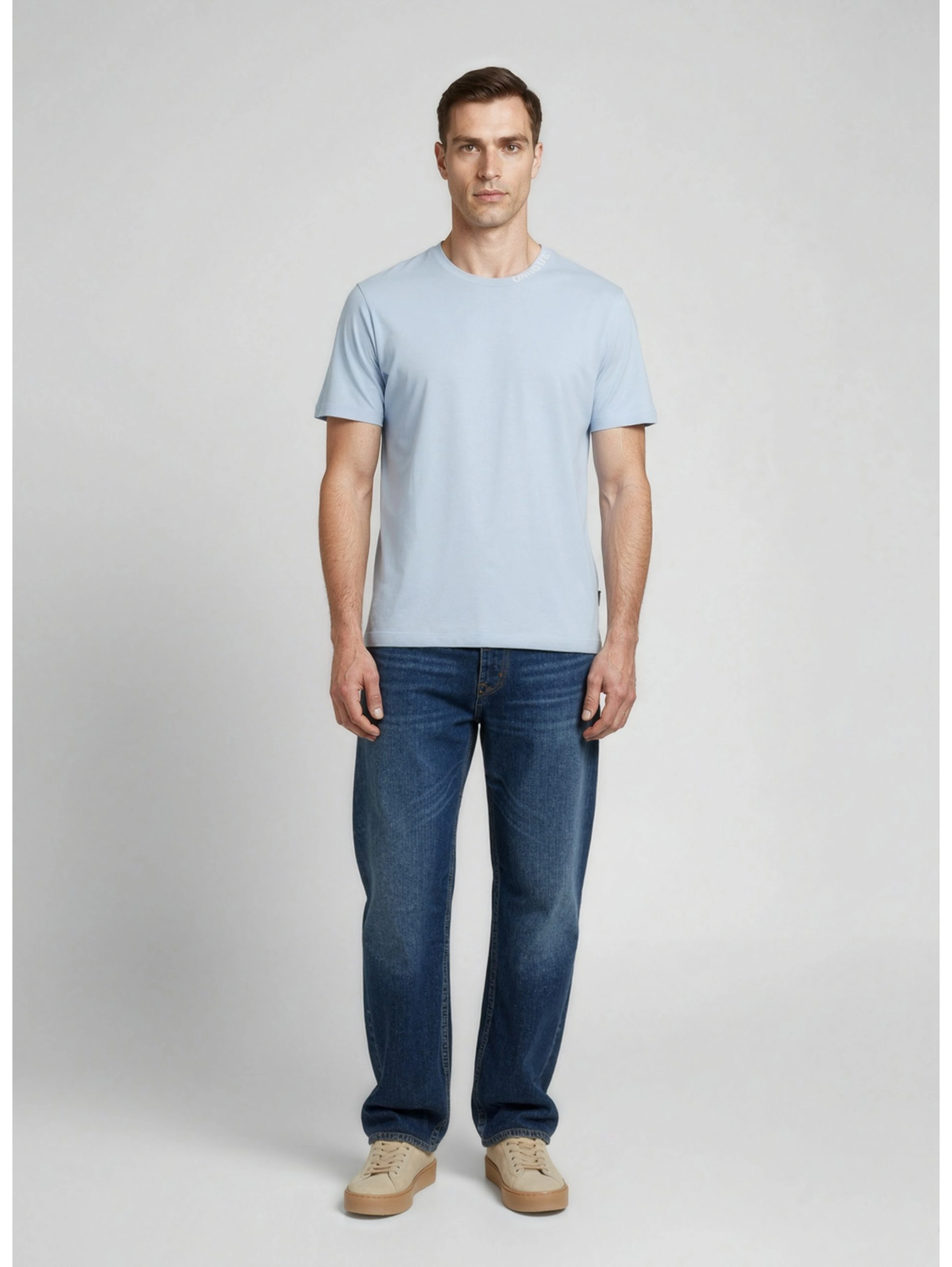 Bicolor Cotton T-Shirt