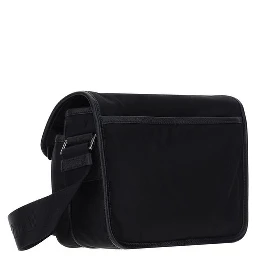 Black Polyamide Shoulder Bag