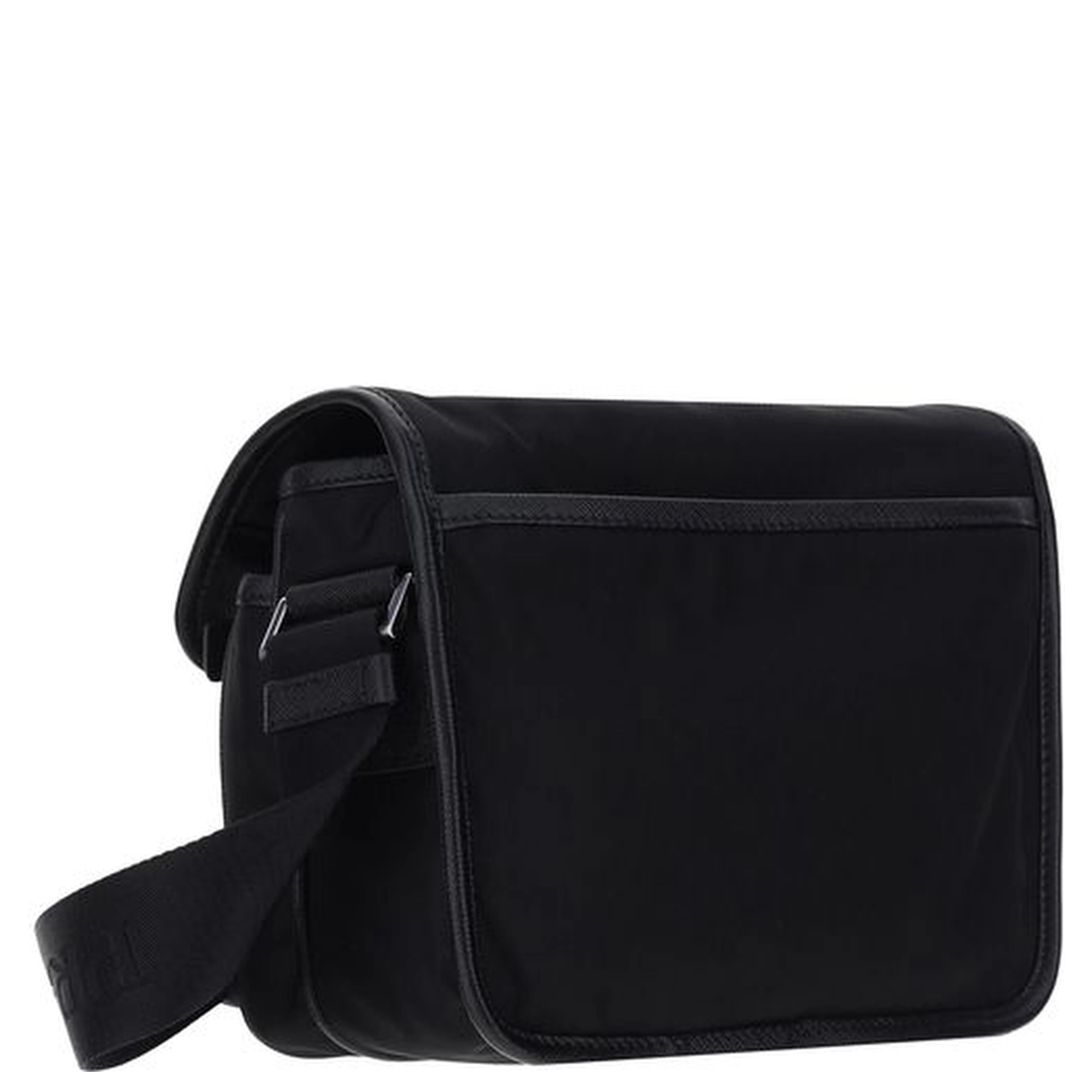 Black Polyamide Shoulder Bag
