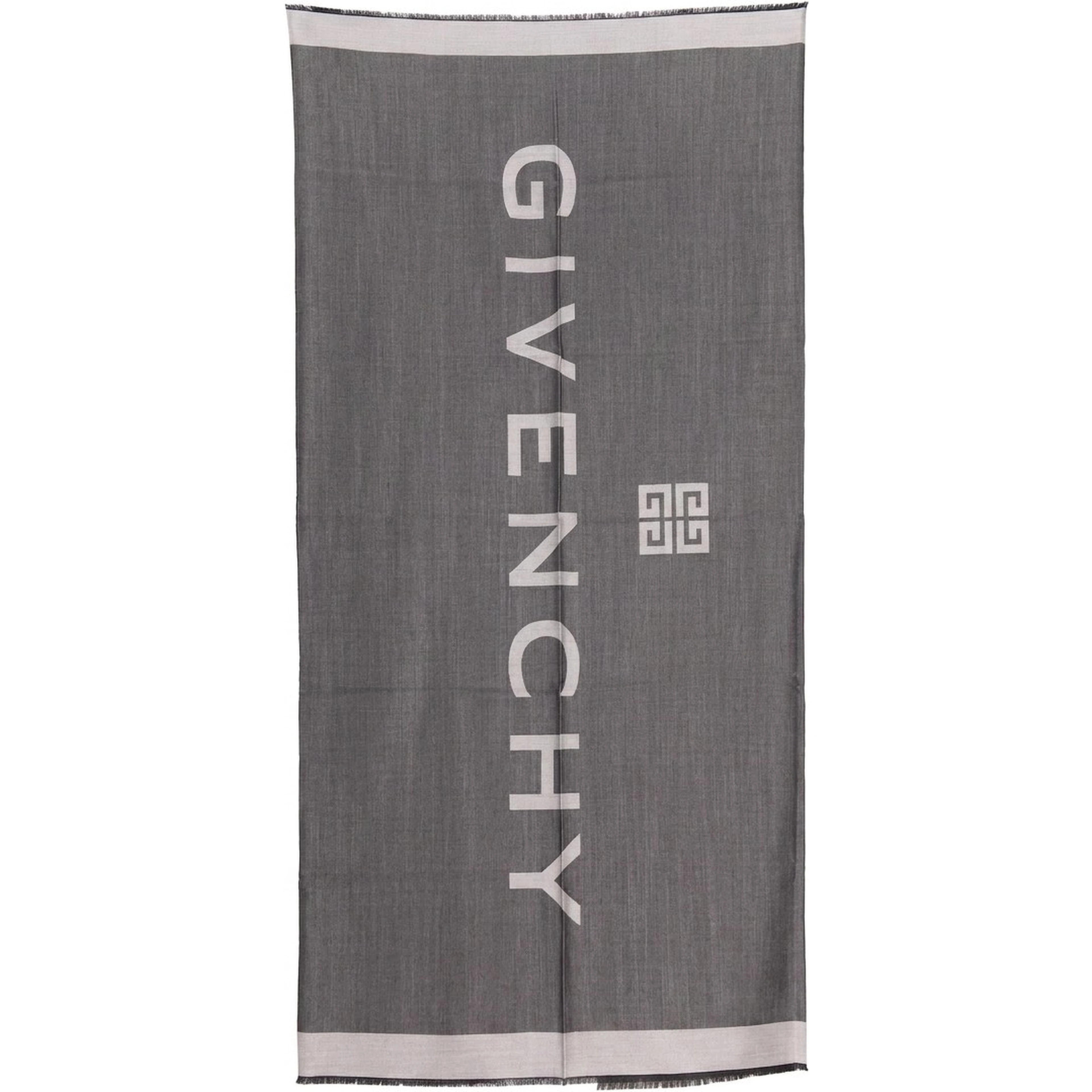 Gray Silk Foulard