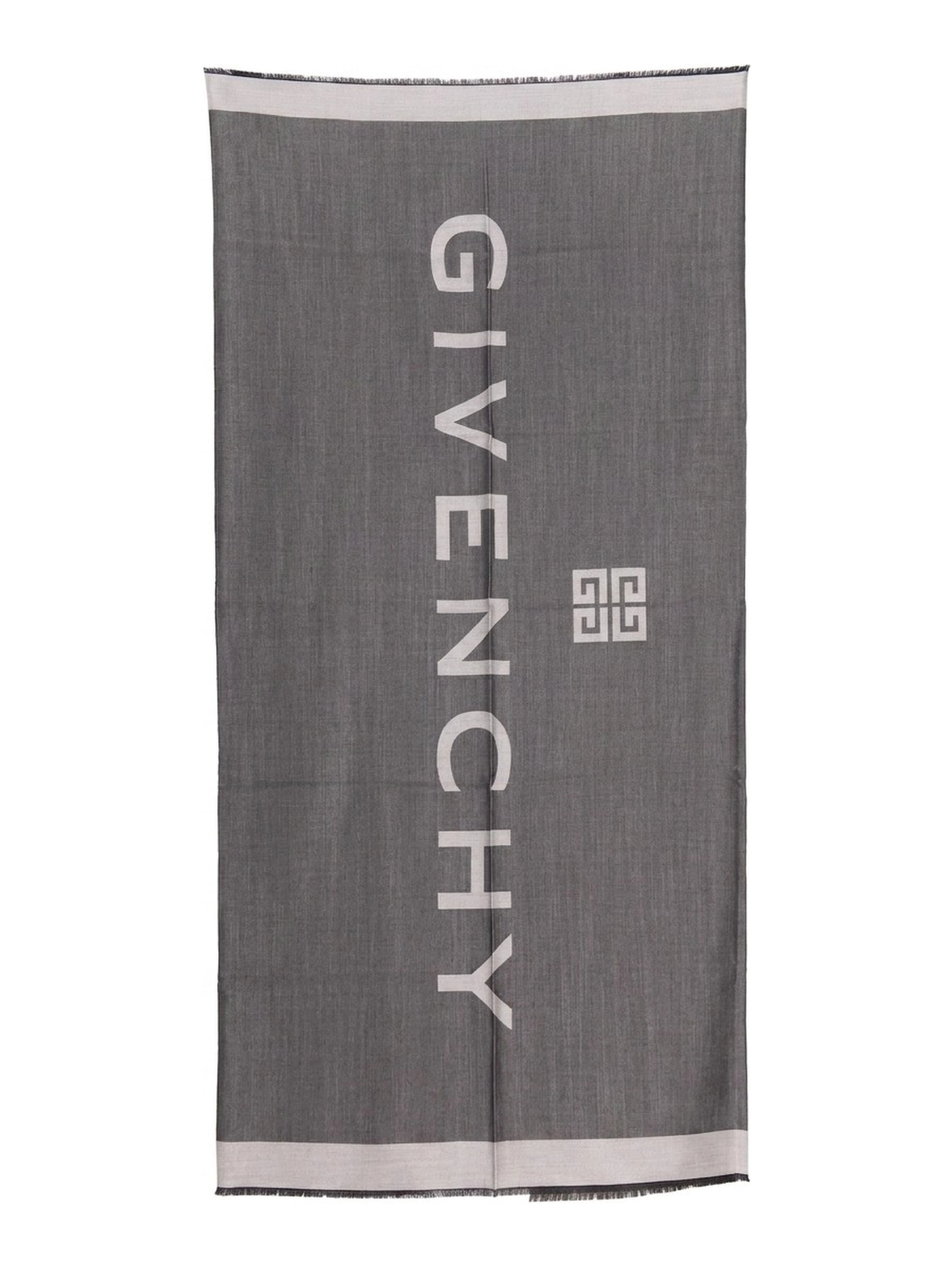 Gray Silk Foulard