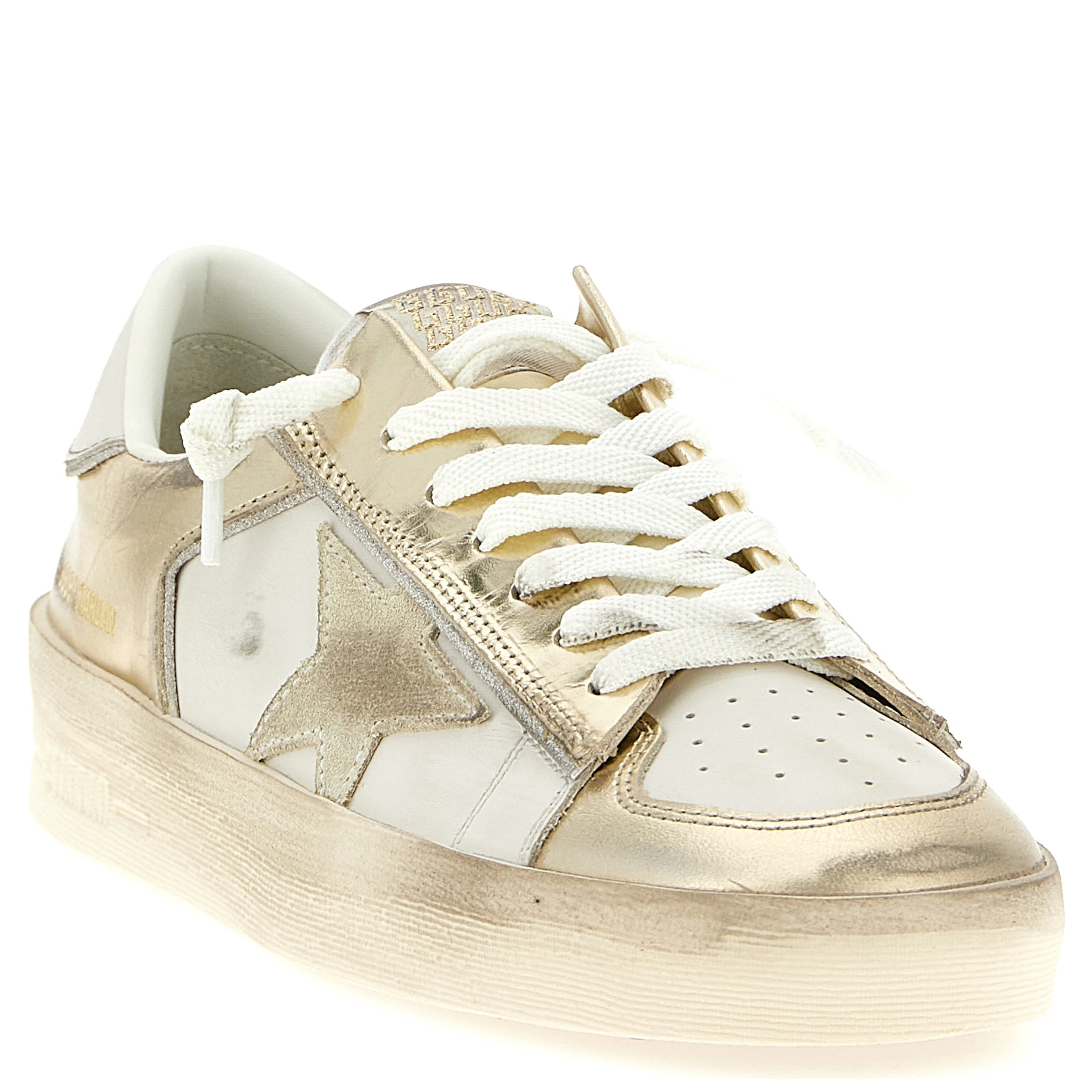 Multicolor Leather Low Top Sneakers