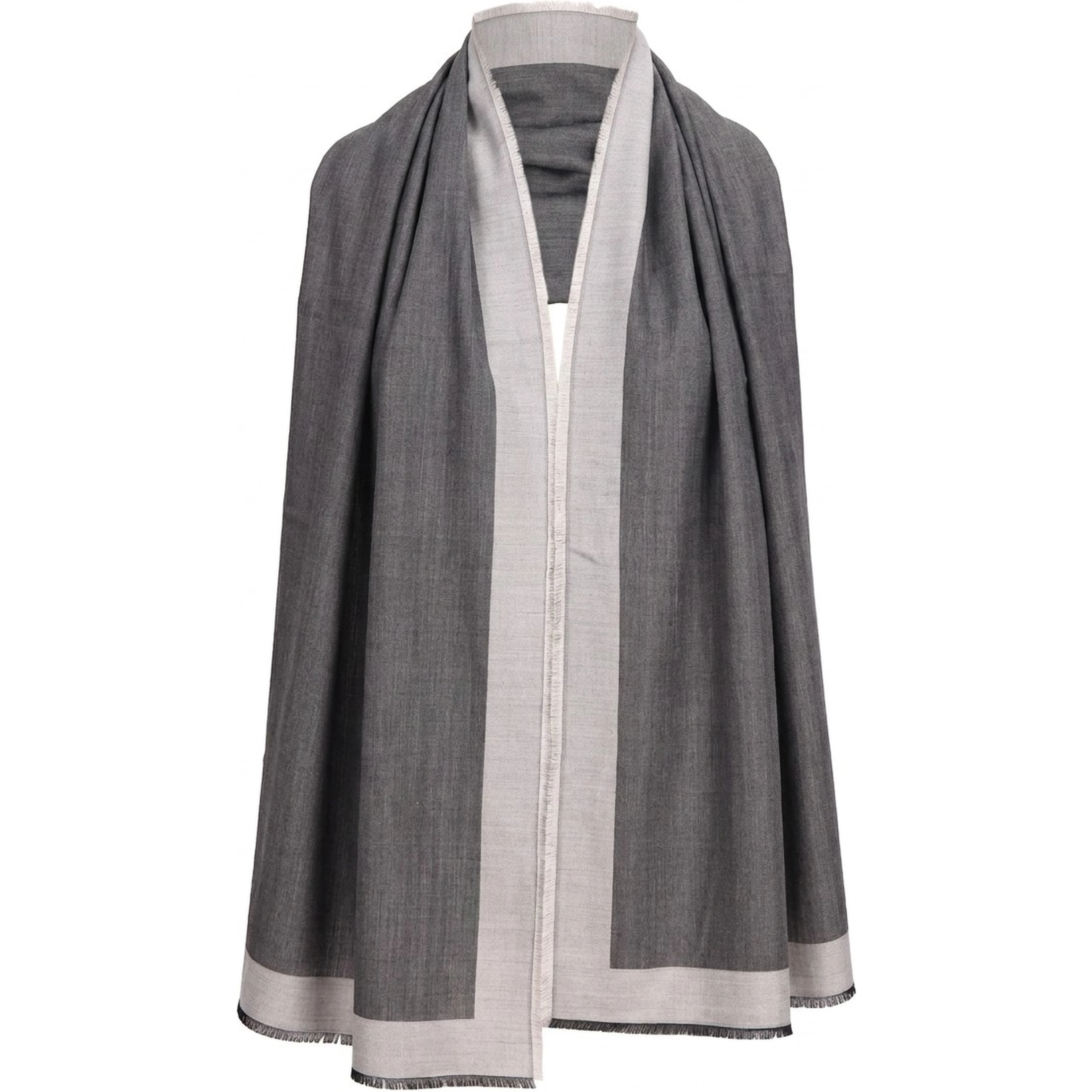 Gray Silk Foulard
