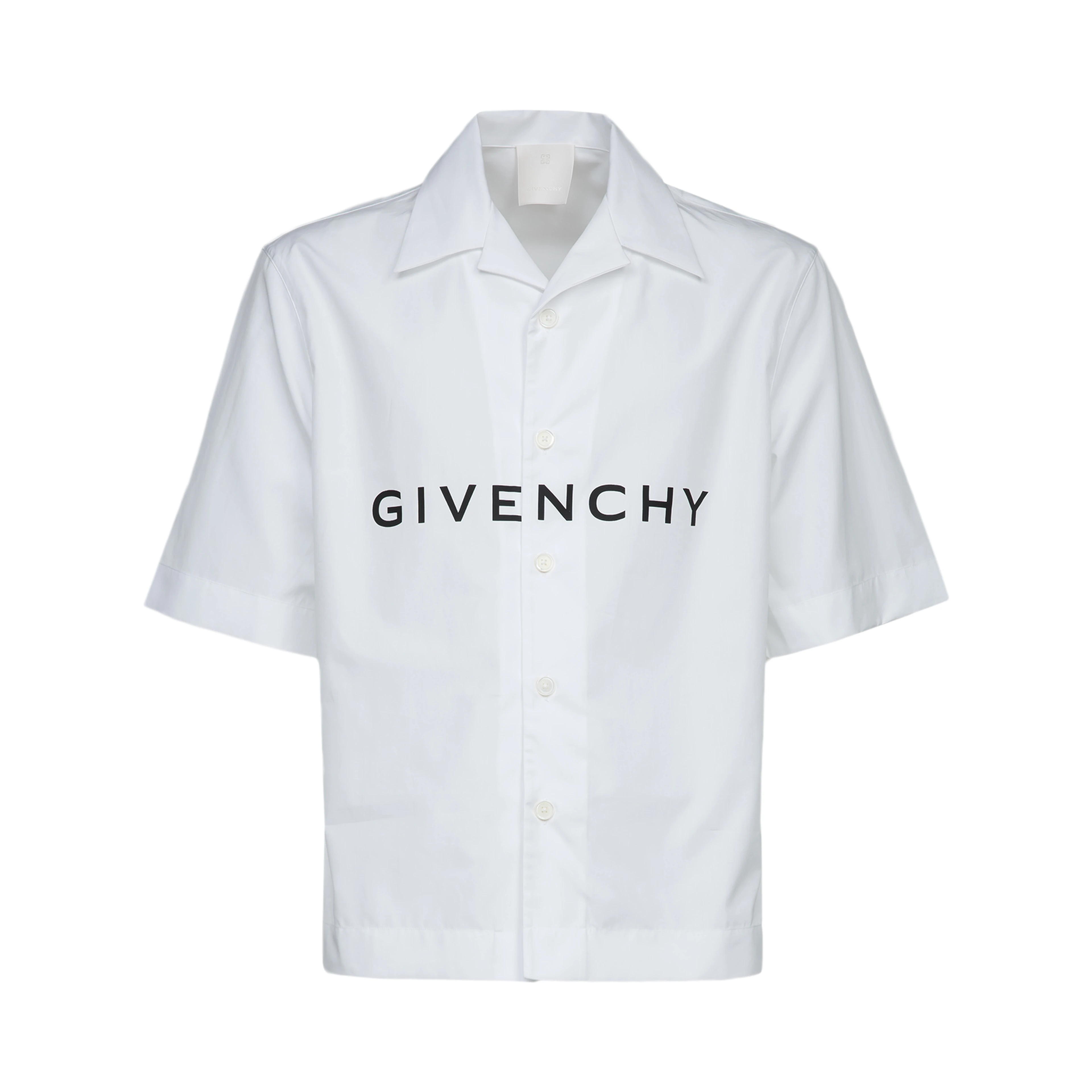 Bicolor Cotton Shortsleeve Shirt
