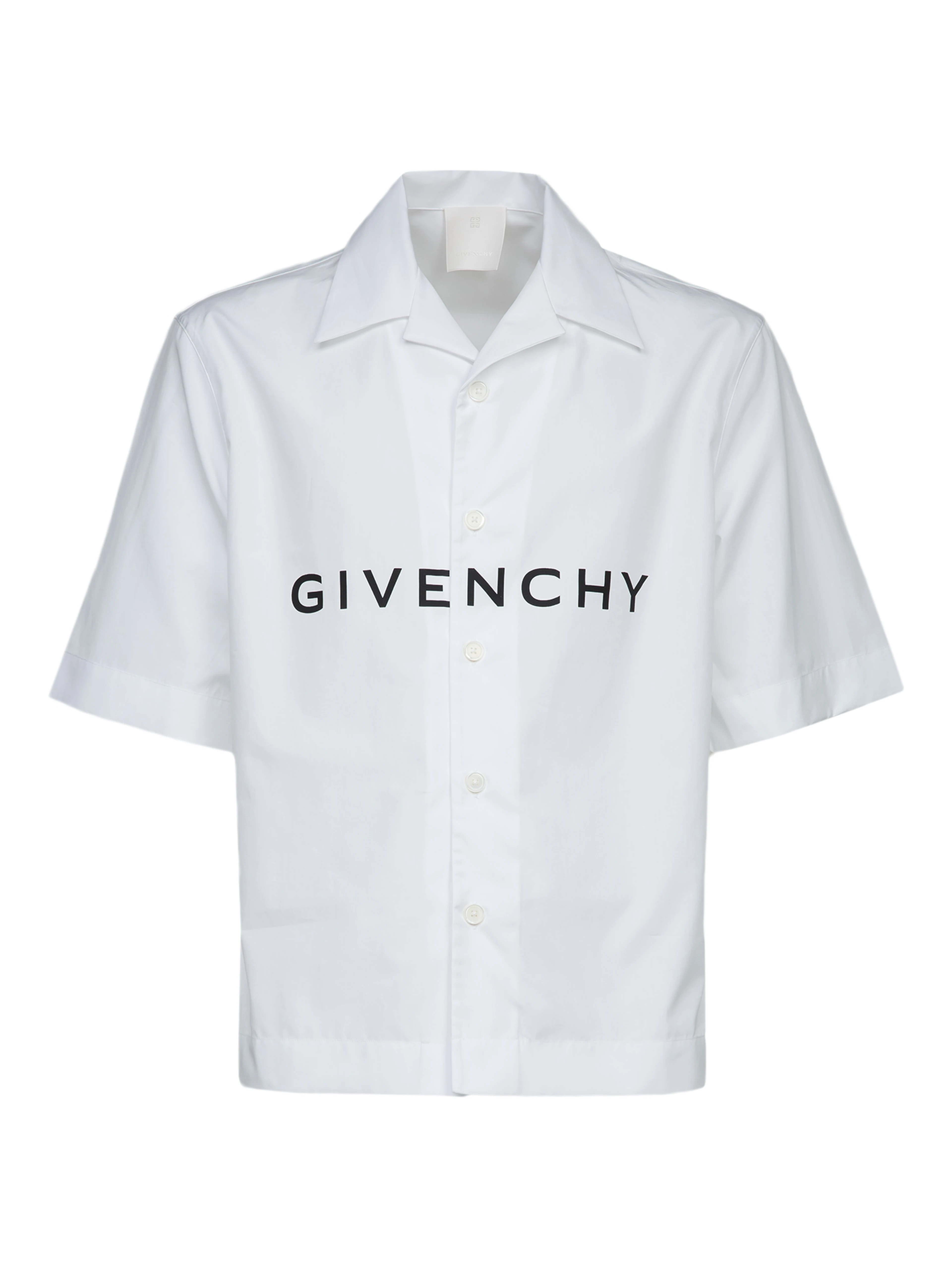 Bicolor Cotton Shortsleeve Shirt