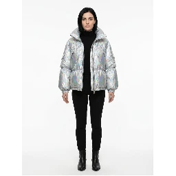 Gray Polyamide Shell Jacket